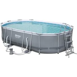 Bestway Frame Pool 56448 Komplett-Set 488 x 305 x 107cm von Bestway