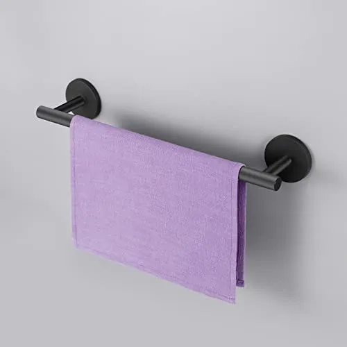 Moderne 30,5 cm magnetische Handtuchstange für Ofen, magnetischer Handtuchhalter für Küchenherd, Kühlschrank, Geschirrspüler und Waschmaschine, SUS304 Edelstahl Mattschwarz, kein Bohren erforderlich