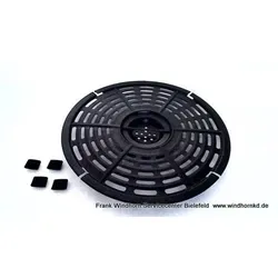Tefal SS-996948 Gitter + Abstandhalter für EY401D Easy Fry Deluxe XL Heißluftfritteuse - Original Ersatzteil für die EY401D Easy Fry Deluxe XL. Dieses hochwertige Zubehör sorgt für optimale Luftzirkulation und gleichmäßige Garergebnisse in Ihrer Heißluftfritteuse.