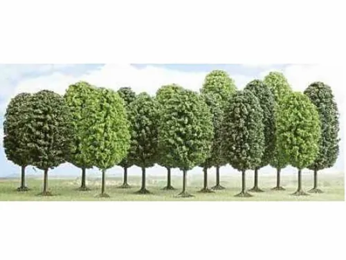 Busch 6485 15 Laubbäume Laubbaum Bäume Baum 9-14 cm H0 TT Neu