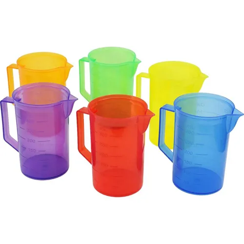 Farbiger Messbecher