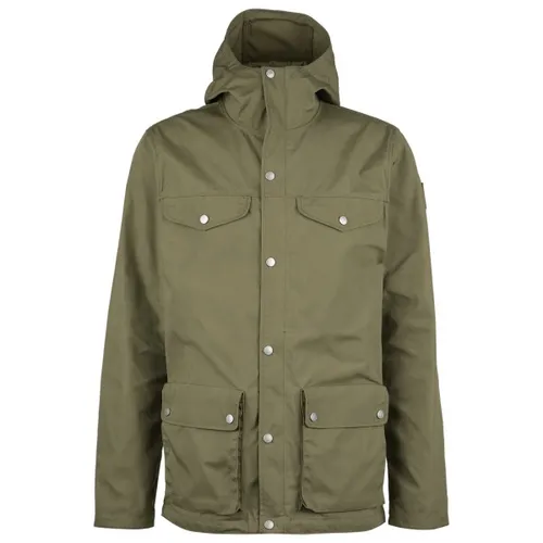 Fjällräven Regenjacke Greenland Jacket M - Outdoor-Regenjacke aus G-1000® Eco, atmungsaktiv und wasserabweisend. Ideal für Trekking und Freizeit, kombiniert mit umweltfreundlichem Material und modernisierter Passform.