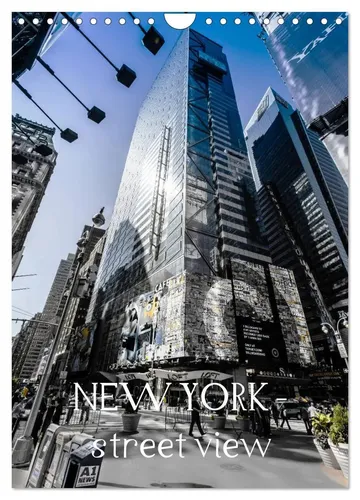 Monika Schöb YOUR pageMaker | NEW YORK - street view Wandkalender 2026 - Kalender mit einzigartigen Ansichten aus den Straßen New Yorks, ideal für Reisefans und Stadtliebhaber. Erleben Sie 14 beeindruckende Motive!