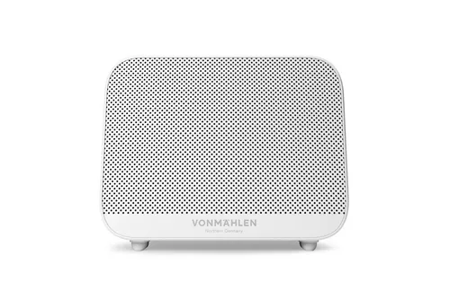 Vonmählen Air Beats Go White - Kompakter Bluetooth Taschenlautsprecher, wasserfest nach IP67 und mit 5 Watt Leistung für unverwechselbaren Sound – ideal für unterwegs!