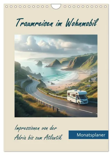 Herbert Reinecke | Traumreisen im Wohnmobil - Wandkalender 2026 - Erleben Sie atemberaubende Landschaften mit diesem hochwertigen Wandkalender. 14 Seiten voller Inspiration für Ihre nächsten Reisen, ideal für Wohnmobil-Enthusiasten.