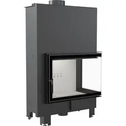 Wasserführender Kamineinsatz KRATKI MBA rechts 17 kW