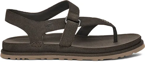 UGG GOLDENGAZE TOE POST Sandale 2026 dense smoke - 40 - Die UGG GOLDENGAZE TOE POST Sandale 2026 in dense smoke bietet zeitlosen Stil und hohen Tragekomfort. Das hochwertige Leder und der verstellbare Riemen garantieren eine individuelle Passform für entspannte Sommertage.