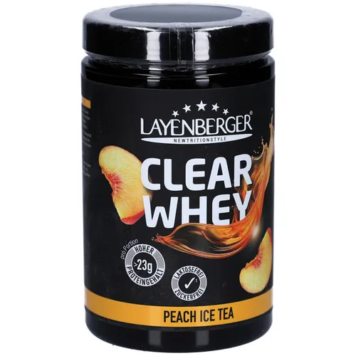 LAYENBERGER® Clear Whey Peach Ice Tea