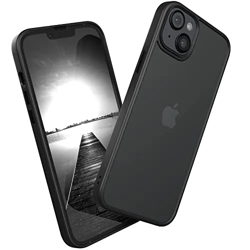 EAZY CASE Ultra Schutz Outdoor Hülle kompatibel mit iPhone 14 Plus, hochwertige Schutzhülle mit Ultra Aufprallschutz, Stoßfest und Kratzfest, dünne Handyhülle mit Kameraschutz, Schwarz