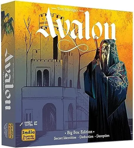 Indie Boards and Cards Generisch Avalon Big Box - Brettspiel, 5 bis 10 Spieler, ab 14 Jahren