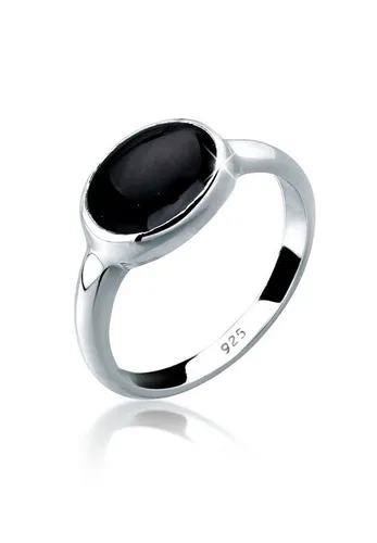 Elli Ring Damen mit Onyx Edelstein – Eleganter Silberschmuck - Ringe für Damen aus 925 Sterling Silber, handgefertigt und anlaufgeschützt. Hochwertige Juweliersqualität, ideal als Geschenk für besondere Anlässe.