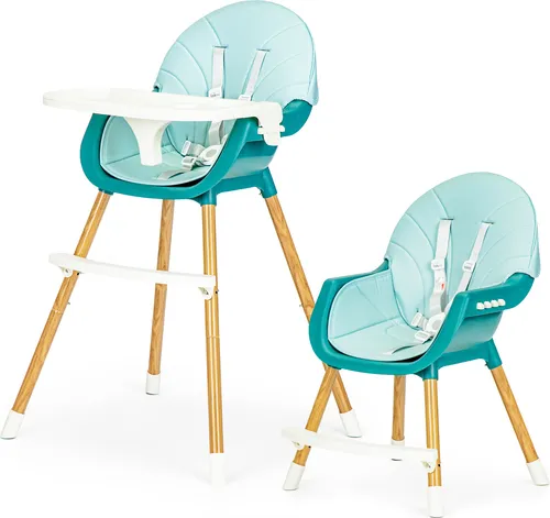ECOTOYS Esszimmerstuhl 2in1 Blau