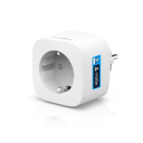 Bosch Smart Home Zwischenstecker Kompakt [+M] - Steckdosen & Zubehör, kompakte Bauweise für platzsparende Nutzung und einfache Integration in Ihr Smart Home System.