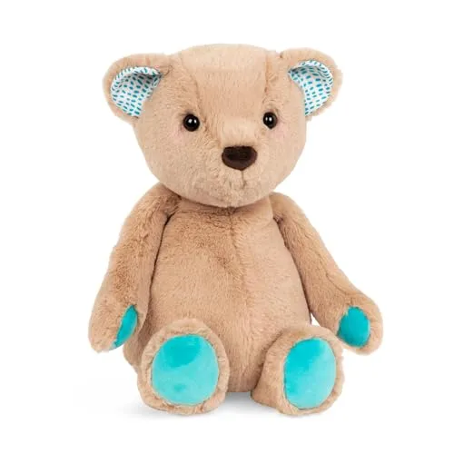 B. toys - Happyhues - Cara-Mellow Bear - Plüsch-Bär - Weicher brauner Teddybär - Plüschtier für Babys, Kleinkinder, Kinder - Waschmaschinenfest - 0 Monate +