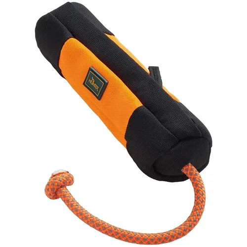 Hunter Trainer Snack Dummy mit Seil 20 cm orange / schwarz von Hunter