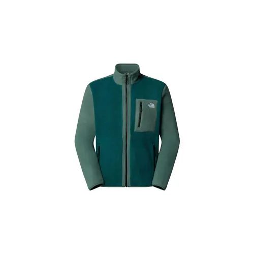The North Face Mens Yumiori Full Zip Fleecejacke - Funktionsjacken aus 100% recyceltem Polyester, ideal für Wanderungen und umweltbewusst, mit innovativem Circular Design für nachhaltige Nutzung.
