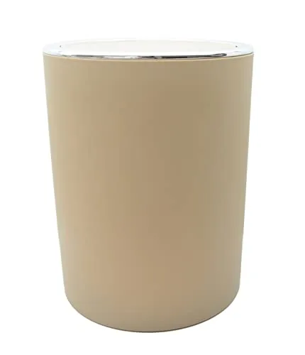 TrendLine Kosmetikeimer Ring cappuccino 5 l Badeimer Mülleimer Abfalleimer
