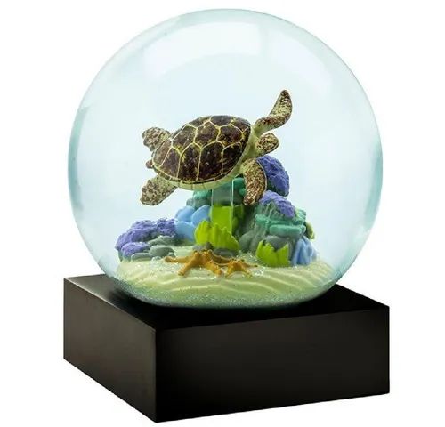 Cool Snow Globes Skulptur Schneekugel Sea Turtle von Cool Snow Globes