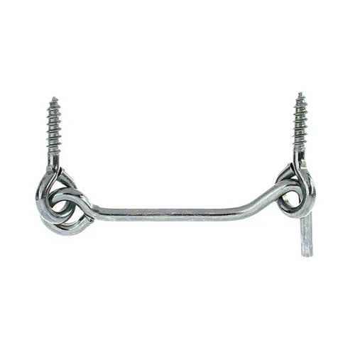 Sturmhaken mit Ösen Alberts verzinkt Ø4mm 80mm in gelb von Alberts