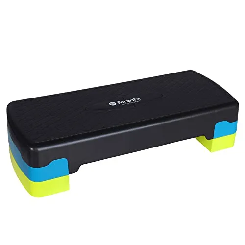 ForzaFit Aerobic Stepper - Verstellbar - Schwarz