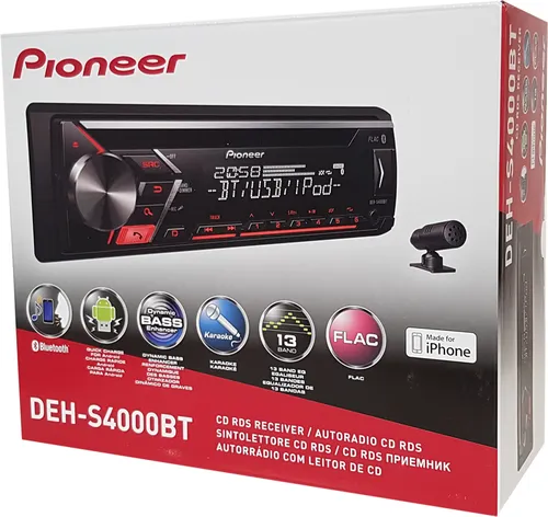 Produktbild Pioneer DEH-S4000BT Autoradio