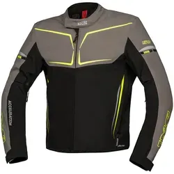 iXS TS-Pro ST+ Textiljacke Herren schwarz/grau/fluo-gelb L in gelb von iXS
