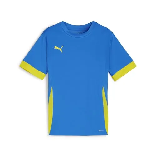 PUMA Unisex Teamgoal Matchday Jr Fußballtrikot, Electric Blue Lemonade-Faster Yellow, 164 EU