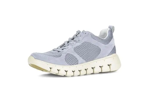 Gabor Damen Low-Top Sneaker Sky - Modische Schnürschuhe für jeden Anlass - Moderne Low-Top Sneaker aus hochwertigem Lackmaterial, ideal für Freizeit und Business. Mit flachem Absatz und leichter Laufsohle für optimalen Komfort den ganzen Tag.