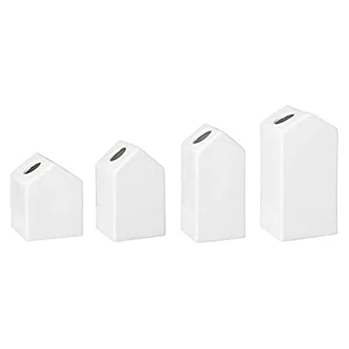 Gartenhäuschen, Vasen 4er Set