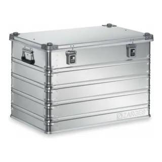 Zarges Alubox K470 Universalkiste 40844, 195 Liter - Aluminiumbox mit 195 Litern Volumen, belastbar bis 103 kg. Ideal für sicheren Transport und Lagerung, staub- und spritzwassergeschützt durch Gummidichtung.