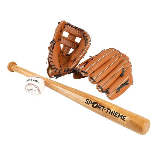 Sport-Thieme Baseball Teeball-Set Junior - Teeball-Set für Schule und Verein, inklusive stabiler Schläger und wetterfestem Teeball für drinnen und draußen – ideal für den Sportunterricht!