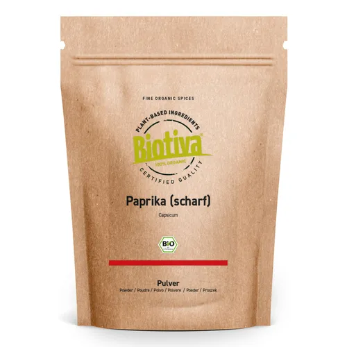 Biotiva Paprika scharf gemahlen Bio