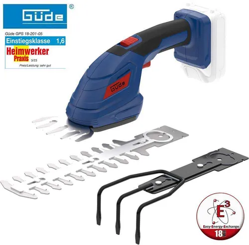 Güde Akku-Gras- und Strauchscherenset GPS 18-0 Solo