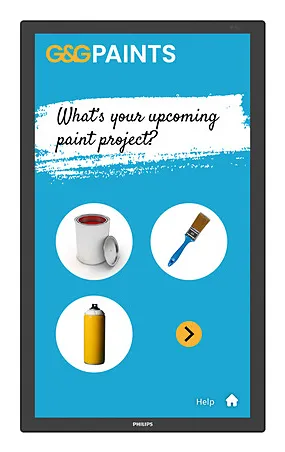 Philips 24BDL3751T Signage Touch Display 23,8 Zoll FHD - Monitore mit 24/7 Betrieb, ideal für interaktive Anwendungen und Präsentationen dank Touch-Funktion und Android 13.