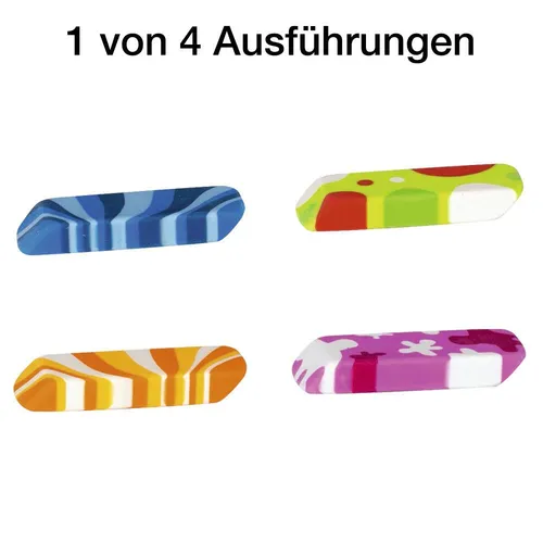 BRUNNEN Radiergummi blau, grün, orange, pink 102999103