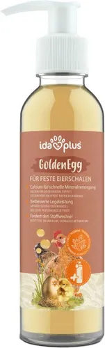 IdaPlus GoldenEgg - 200ml Ergänzungsfuttermittel für Geflügel, stärkt Eierschalen und unterstützt die Legeleistung