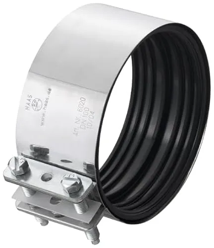 HAAS CV-Verbinder für Guss-Rohre DN80, Edelstahl W2