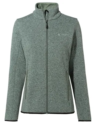 Vaude Women's Rienza Jacket IV - Fleecejacke für Damen - Funktionelle Fleecejacke in Oliv, Größe 36, mit Stretch für optimale Bewegungsfreiheit beim Wandern. Ideal für Outdoor-Aktivitäten und Komfort in der Natur.