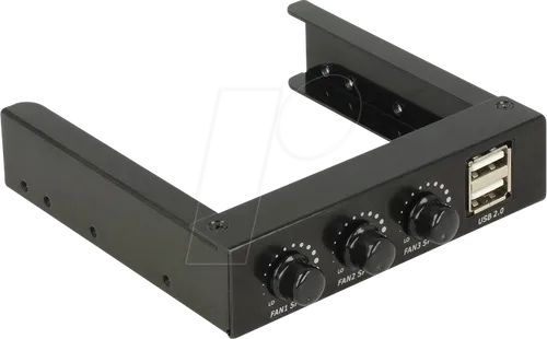 DELOCK 62714 - Frontpanel, 3.5'', 2 x USB 2.0, Lüftersteuerung