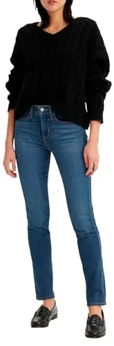 Levi's Damen 312 Shaping Slim Jeans - Lapis Amidst, 29W/32L - Figurbetonende Jeans mit integriertem Baucheinsatz für einen flachen Bauch und zusätzlichen Halt. Ideal für einen schmeichelnden Look und optimalen Tragekomfort.