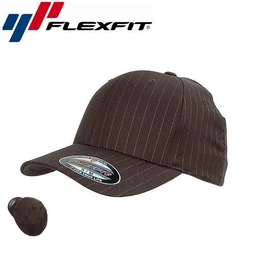Flexfit Pinstripe Baseball Cap S/M Braun