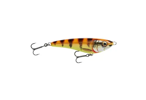 Savage Gear Freestyler V2 Stickbait Köder - Langer Wurf, strapazierfähiger Körper mit lebendigem Bewegungssystem, Süß- und Salzwasserköder für Hecht, Barsch und Raubfisch Golden Ambulance 11 cm