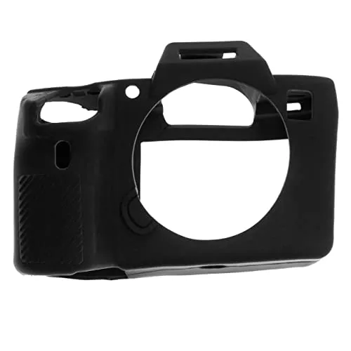 vhbw Hülle kompatibel mit Sony Alpha 7R III, 9, 7 III Kamera - Case, Silikon Schwarz
