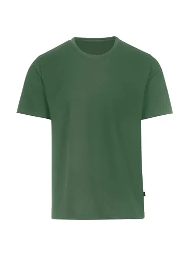 TRIGEMA T-Shirt in Piqué-Qualität, Herren, Gr. XL, grün (efeu) - Herren-Shirts aus 100% Baumwolle, Piqué-Qualität für hohen Tragekomfort und Langlebigkeit. Ideal für Beruf und Freizeit, zeitloses Design mit Rundhalsausschnitt.