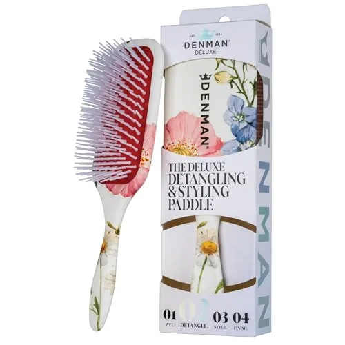 Denman Detangling D38 Deluxe Paddle Bürste für alle Haartypen