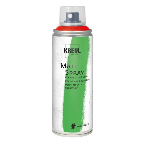 KREUL Matt Spray hochpigmentiert und wasserfest für Innen und Außen, 200 ml,