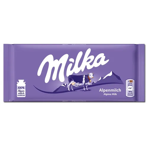Milka Tafelschokolade Alpenmilch 90g