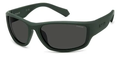 Polaroid PLD 2166/S MATTE GREEN/GREY POLARIZED 62/17/130 Herrenbrillen Sonnenbrillen