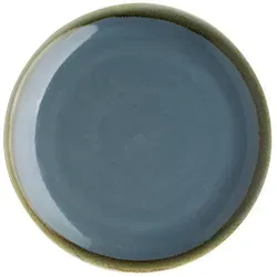 Olympia Kiln Round Coupe Plates Set 230 mm - Speiseteller, handgefertigt mit reaktiver Glasur und langlebigem Porzellan, mikrowellen- und spülmaschinenfest, ideal für stilvolles Servieren.
