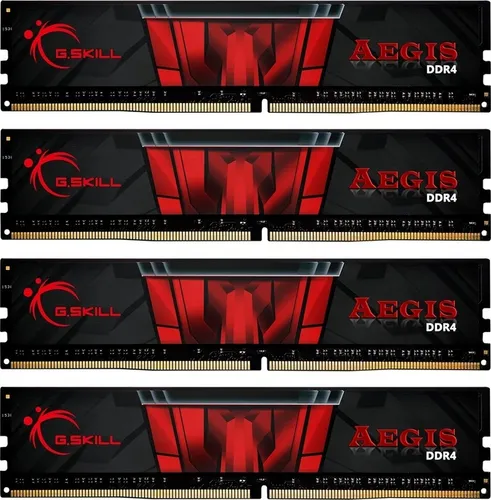 G.Skill Aegis DDR4 64GB Arbeitsspeicher Kit - Arbeitsspeicher mit 4 x 16GB, 3200MHz für maximale Leistung und Stabilität – ideal für Gaming und kreative Anwendungen.